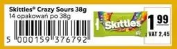 Eurocash Skittles Crazy Sours oferta