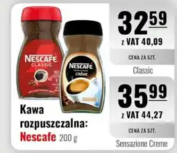 Eurocash Kawa rozpuszczalna: Nescafe Sensazione Creme oferta