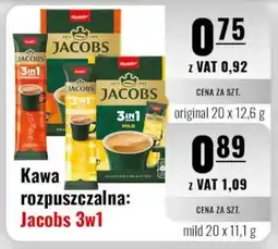 Eurocash Kawa rozpuszczalna: Jacobs 3w1 oferta
