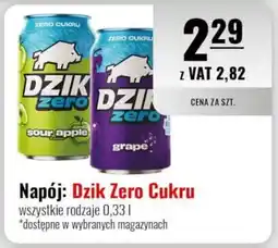 Eurocash Napój: Dzik Zero Cukru oferta