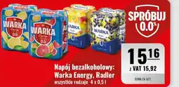 Eurocash Napój bezalkoholowy: Warka Energy, Radler oferta