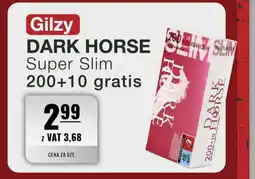 Eurocash Gilzy dark horse se super slim 200+10 oferta
