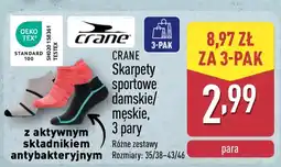 ALDI Skarpety sportowe Crane oferta