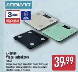 ALDI Waga łazienkowa Ambiano oferta