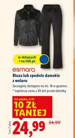 Lidl Spodnie damskie Esmara oferta