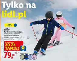 Lidl Kurtka narciarska dziecięca Crivit oferta
