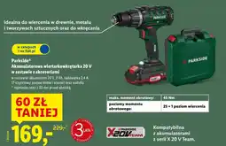 Lidl Akumulatorowa wiertarko-wkrętarka oferta