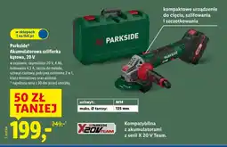 Lidl Szlifierka kątowa Parkside oferta