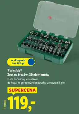 Lidl Zestaw frezów Parkside oferta