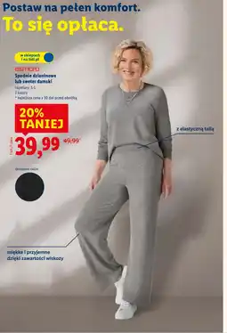Lidl Sweter damski Esmara oferta