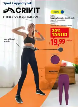 Lidl Legginsy damskie Crivit oferta