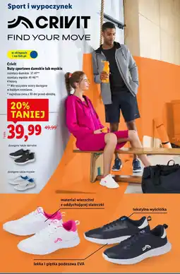 Lidl Buty sportowe oferta