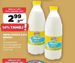 Netto Mleko Miletto oferta
