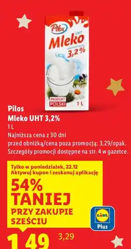 Lidl Mleko UHT 3,2% oferta