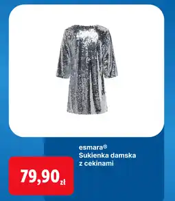 Lidl esmera Sukienka damska z cekinami oferta