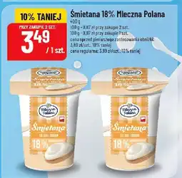 Polomarket Śmietana 18% Mleczna Polana oferta