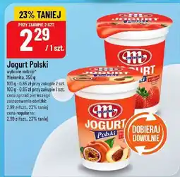 Polomarket Jogurt Polski wybrane rodzaje Mlekovita oferta