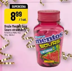 Polomarket Drażę Mentos Sour Sours strawberry Perfetti van Melle oferta