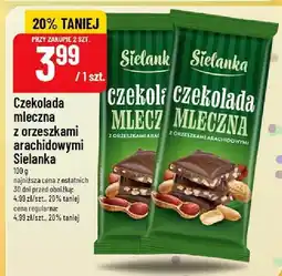 Polomarket Czekolada mleczna z orzeszkami arachidowymi Sielanka oferta