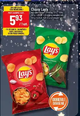 Polomarket Chipsy Lay's wybrane rodzaje 120g - 150g oferta