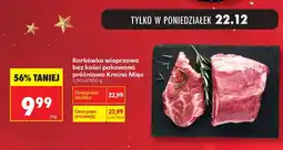 Biedronka Karkówka wieprzowa bez kości pakowana próżniowo Kraina Mięs oferta