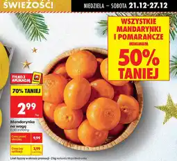 Biedronka Mandarynka na wagę Biedronka oferta