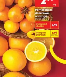 Biedronka Pomarańcze deserowe na wagę Biedronka oferta