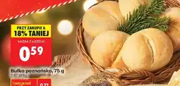 Biedronka Bułka poznańska 75 g Biedronka oferta