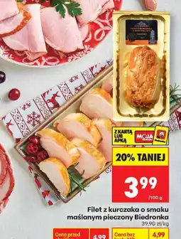 Biedronka Filet z kurczaka o smaku maślanym pieczony Biedronka oferta