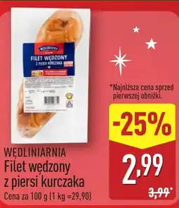 ALDI Filet z piersi kurczaka Wędliniarnia oferta