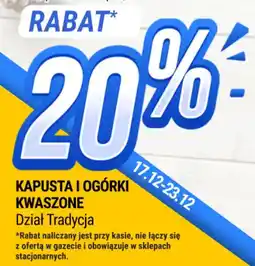 bi1 Kapusta i ogórki kwaszone oferta