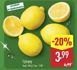 ALDI Cytryny oferta