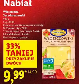 Lidl Ser typu szwajcarskiego Włoszczowa oferta