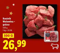 Lidl Wołowina gulasz Rzeźnik oferta