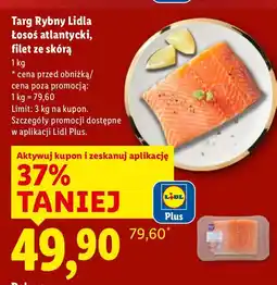 Lidl Filet ze skórą Targ Rybny Lidla oferta