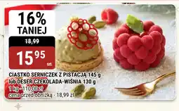 bi1 Ciastko serniczek z pistacją lub deser czekolada-wiśnia oferta