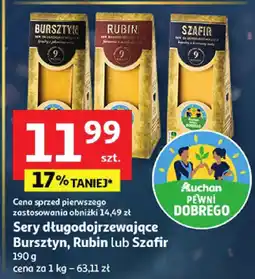 Auchan Sery długodojrzewające Bursztyn, Rubin lub Szafir Auchan oferta
