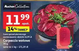 Auchan Carpaccio wołowe Auchan Collection oferta