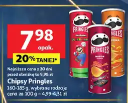 Auchan Chipsy Pringles oferta