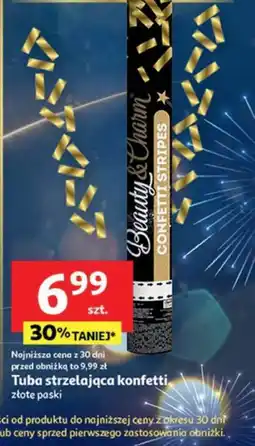 Auchan Beauty & Charm Tuba strzelająca konfetti oferta