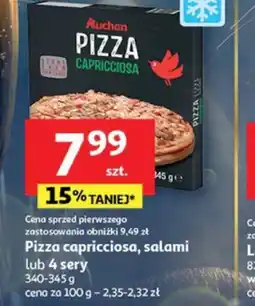 Auchan Auchan Pizza Capricciosa oferta