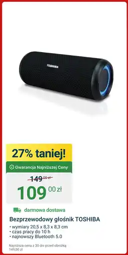 ERLI Głośnik bezprzewodowy Toshiba oferta