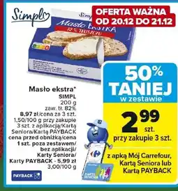 Carrefour Masło Simpl oferta