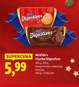 Lidl Ciastko z czekoladą McVitie's oferta