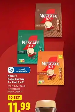 Lidl Napój kawowy Nescafe oferta