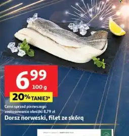 Auchan Dorsz norweski, filet ze skórą oferta