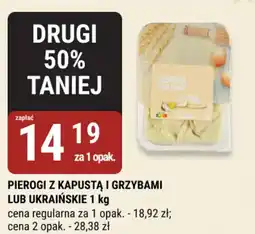 bi1 Pierogi z kapustą i grzybami lub ukraińskie oferta