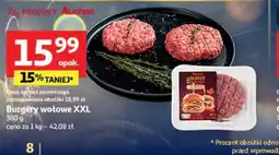Auchan Auchan Burgery wołowe XXL oferta