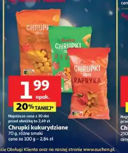 Auchan Auchan Chrupki kukurydziane oferta
