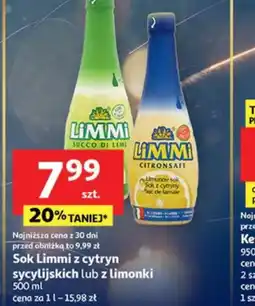 Auchan Limmi Sok z cytryn oferta